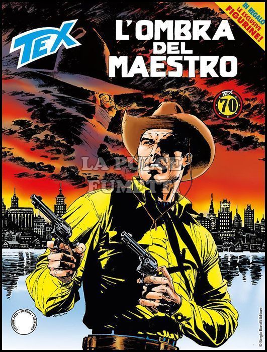TEX GIGANTE # 696: L'OMBRA DEL MAESTRO + FIGURINE 14 ( DI 22 )